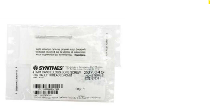 Cancellous Bone Screw 4.0mm/45mm