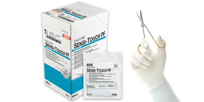 ANSELL ENCORE SENSI-TOUCH POWDER FREE SURGICAL GLOVES