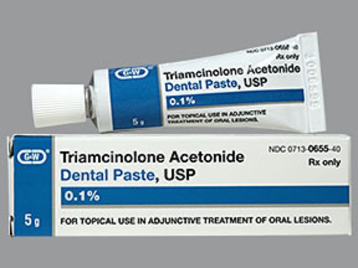 Triamcinolone Acetonide 0.1% Dental Paste 5g
