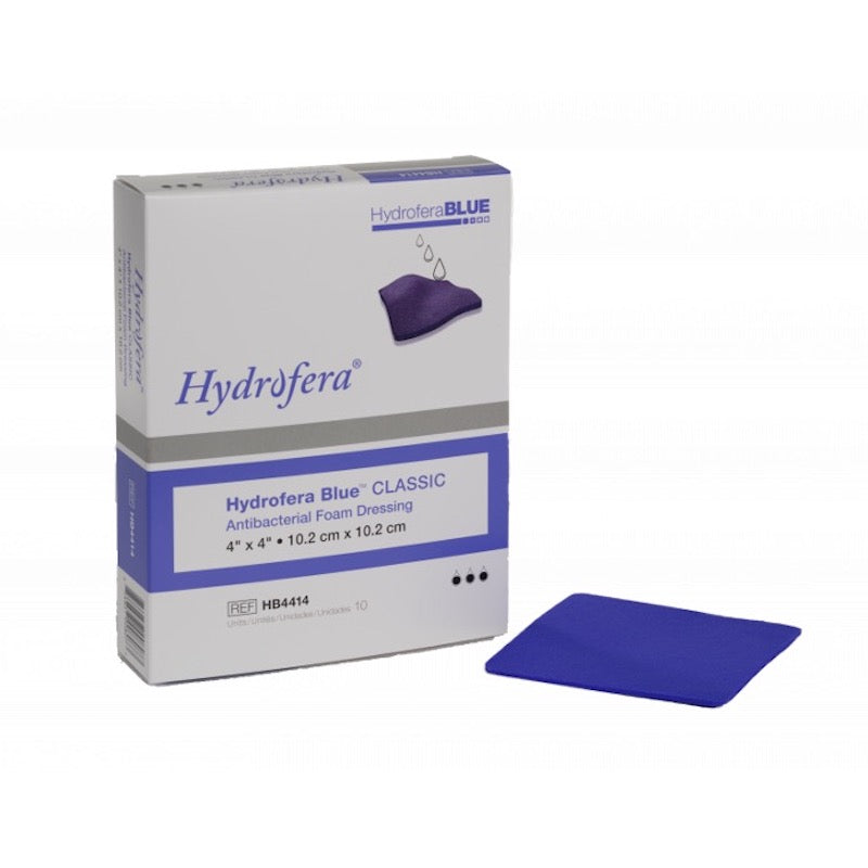 HYDROFERA BLUE CLASSIC FOAM 6X6" 10/box