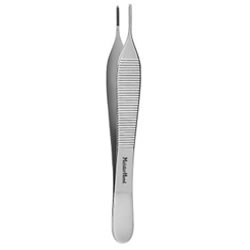 Miltex MeisterHand Adson Dressing Forceps, 4.75in, Delicate, Serrated, German