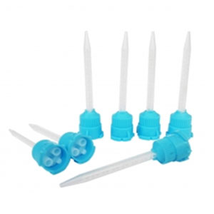 Crown & Bridge Mixing Tips, 1:1, Blue/ White, 25/bag