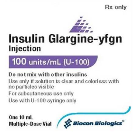 Insulin Glargine-YFGn, 100UN/ML MDV 10ML
