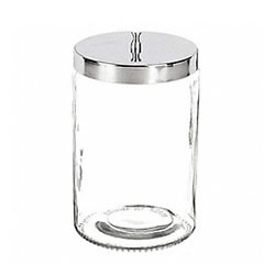 Dressing Jar, 8.5" x 4", Glass,