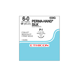 Ethicon Suture Silk 6-0 639G 12/box