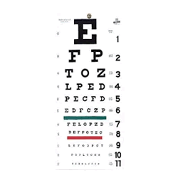 Eye Chart Snellen 10ft