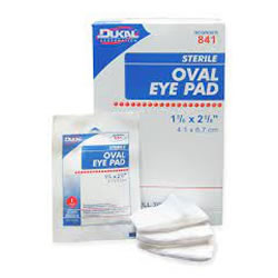 Dukal Oval Eye Pads 1 5/8 x 2 5/8, Small 50/bx