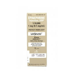 Epinephrine 1:10,000 Pre-filled Syringe 10ml, 10/box